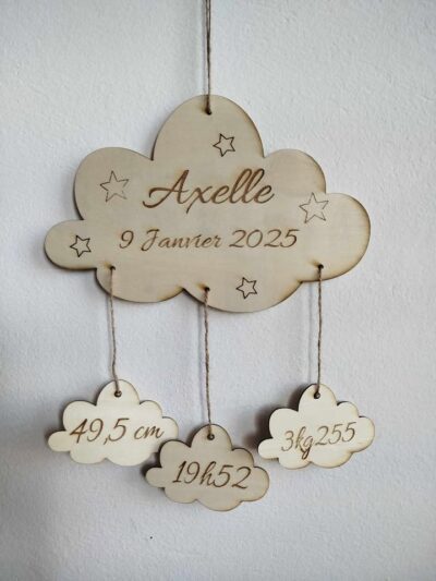 Suspension forme de nuage